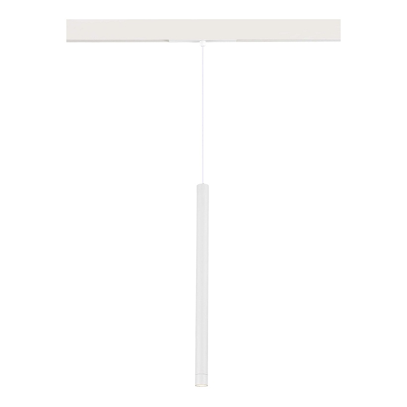 Магнитный трековый светильник Белый LED 1*8W 3000K 450Lm Ra90 24° IP20 D30xH500 48V ST683.536.08
