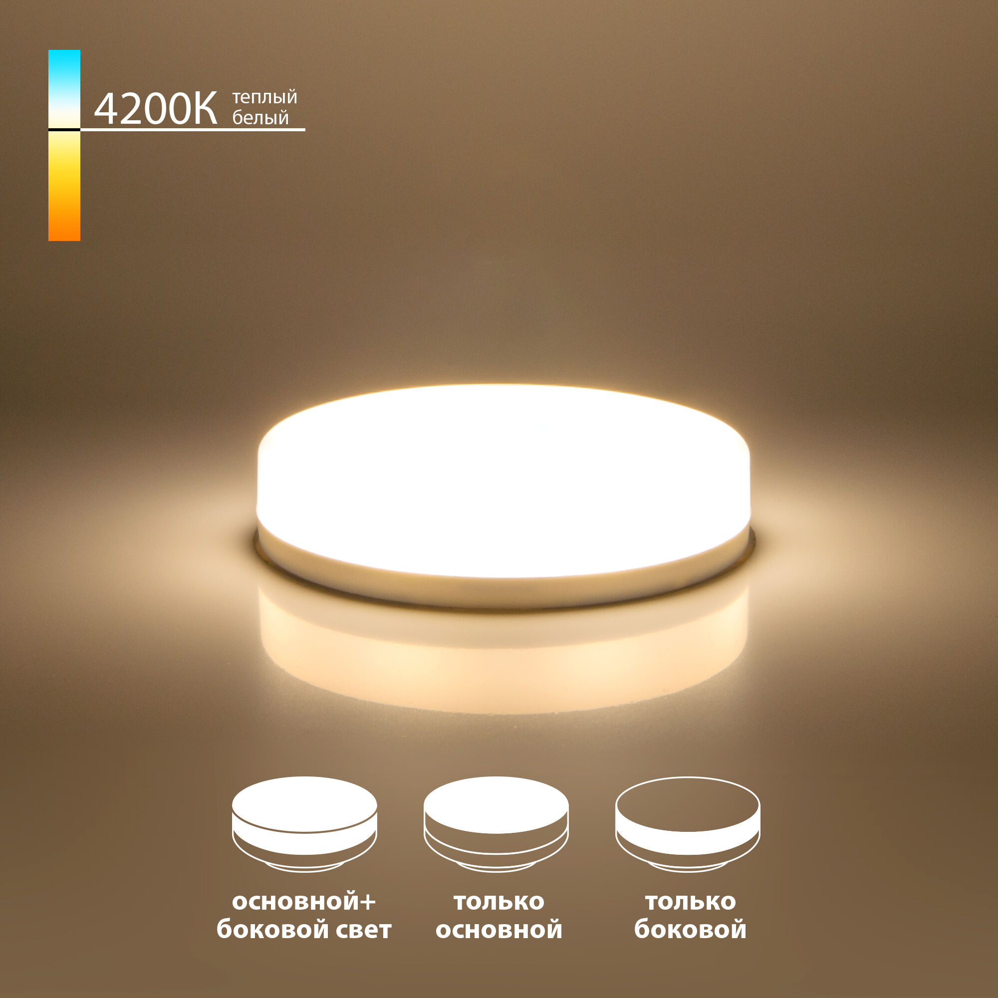 Светодиодная лампа GX53 6W 4200K GX53 три режима работы BLGX5307 Elektrostandard