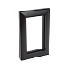 Рамка  2-местная (без перемычки),  пластик, STEKKER, PFR00-7012-05 , серия Катрин, черный - фото
