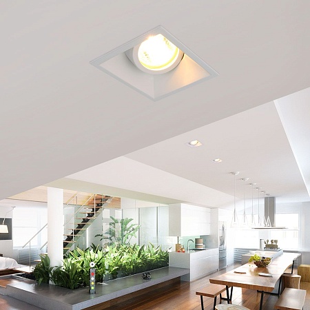 Встраиваемый точечный светильник 6070 MR16 WH белый Elektrostandard - фото