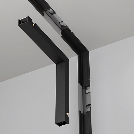 Трековая система Technical накладная низковольтная (48 Вольт) чёрная 300x300 TS-S-300-TR173-1-16WTW-B