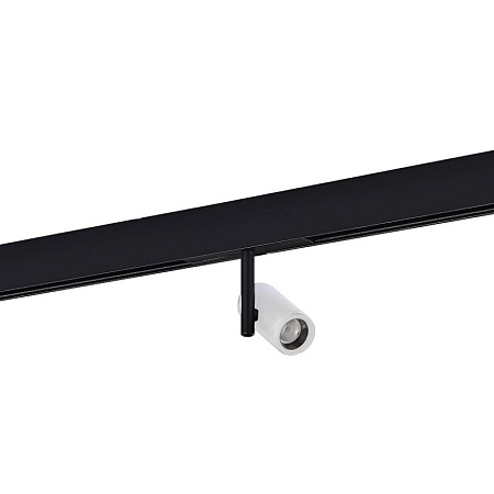 Магнитный трековый светильник Белый LED 1*8W 3000K 550Lm Ra>90 36° IP20 D42xH135 48VV ST808.536.08 - фото