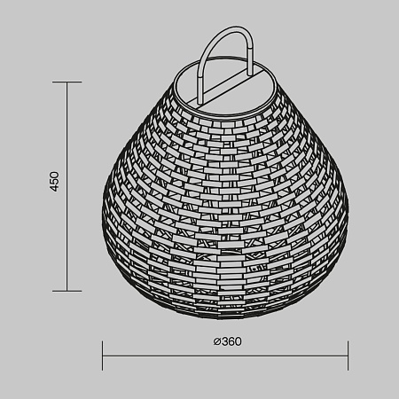 Ландшафтный светильник Outdoor Plet OSL599FL-L5B3K - фото