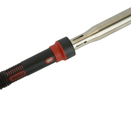 Паяльник с индикатором  200W, нихромовый нагреватель, долговечное жало, 230В, STEKKER  PLE301-200 - фото