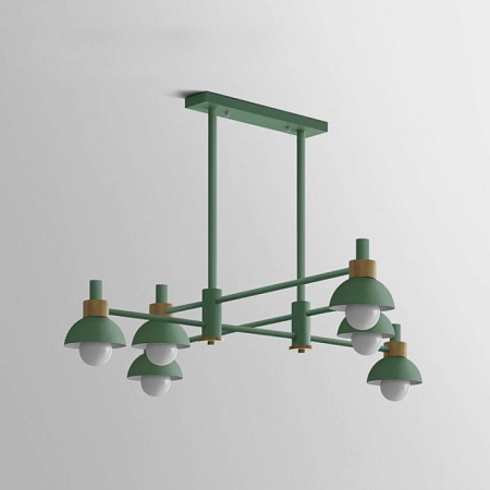 Подвесной Реечный Светильник Fanta Long Green Imperiumloft 204547-26 - фото