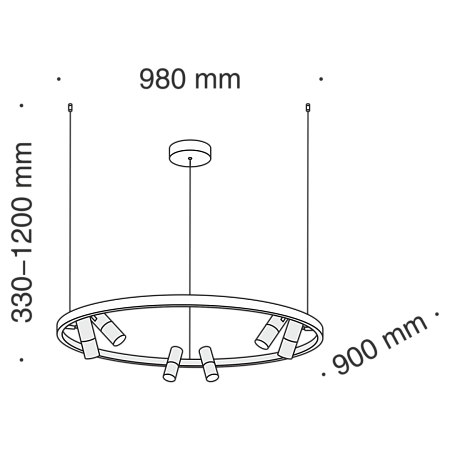 Подвесной светильник Maytoni Satellite MOD102PL-L42W4K - фото