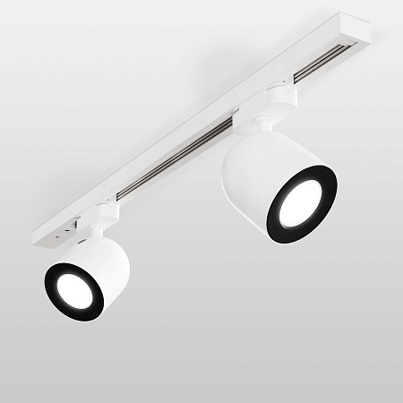 Трековый светильник для однофазного шинопровода Ogma GU10 черный MRL 1005 Elektrostandard - фото