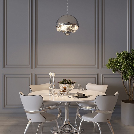 Подвесной светильник Eurosvet 30178 хром - фото