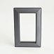 Рамка  2-местная (без перемычки),  пластик, STEKKER, PFR00-7012-06, серия Катрин, графит - фото