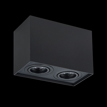 Светильник потолочный Черный GU10 2*50W L181xW100xH123 220V Без ламп ST109.407.02 - фото
