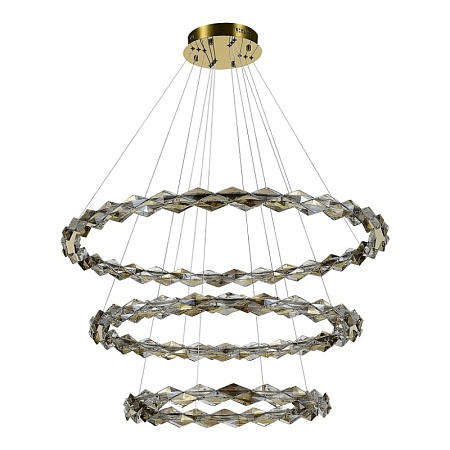 Люстра подвесная ST-Luce Золотистый/Прозрачный,Янтарный LED 1*75W 3000K SL6009.203.03 - фото