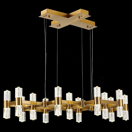 Люстра подвесная ST-Luce Латунь/Прозрачный LED 26*2,5W 4000K SL6007.203.26 - фото