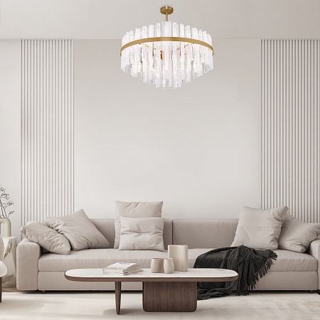 Потолочный светильник Bogate's 368/12 Smart латунь - фото