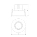 Cветильник встраиваемый светодиодный 7W 4000 черный 25096/LED Elektrostandard - фото