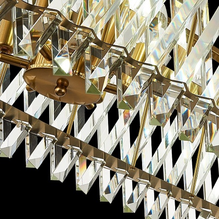 Светильник подвесной ST-Luce Латунь/Прозрачный E14 12*40W SL1170.303.12 - фото