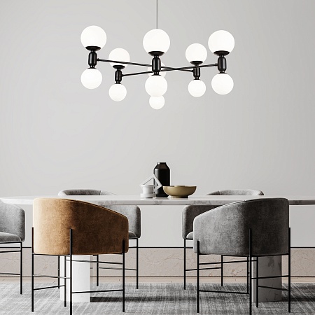 Потолочный светильник Eurosvet 30182 черный - фото