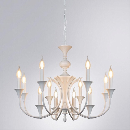 Подвесная люстра ARTE LAMP A4094LM-12WH - фото