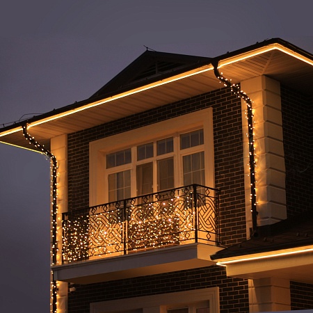 Светодиодный гибкий неон 220 В 9.6 Вт/м 120 Led/м 2835 IP67, односторонний теплый белый 3300 K, 50 м Гибкий неон 220V 9,6W 120Led 2835 IP67 односторонний теплый белый, 50 м Elektrostandard - фото