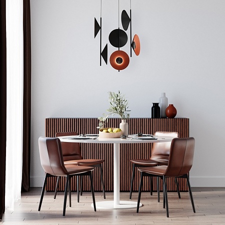 Светильник подвесной ST-Luce Черный/Оранжевый, Черный LED 3*2W 3000K SL3003.403.03 - фото