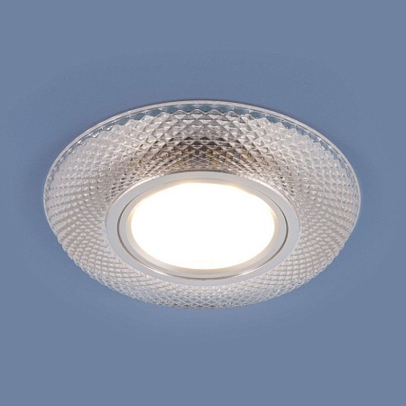 Встраиваемый точечный светильник со светодиодной подсветкой 2238 MR16 CL прозрачный - фото