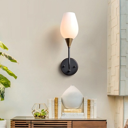 Настенное Бра Viola Milk Wall Imperiumloft 141136-26 - фото