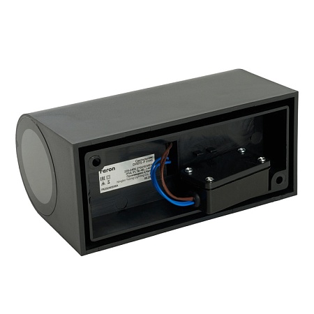 Светильник садово-парковый Feron.ONE DH015-P, на стену, 2*GU10 220-240V, черный пластик - фото