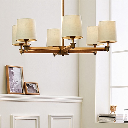 Люстра Jorgenson D85 Beige/Light Wood Imperiumloft 203573-26 - фото