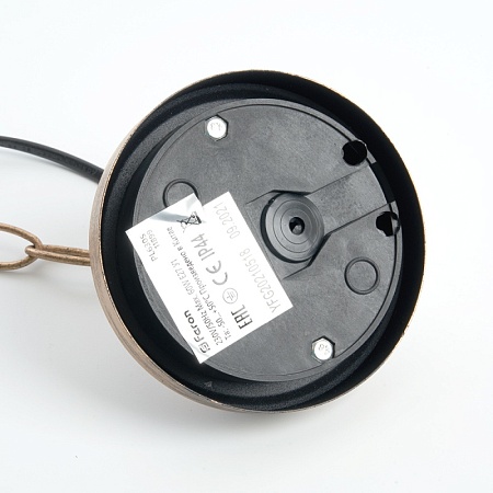 Светильник садово-парковый Feron PL6305 шестигранный на цепочке 60W E27 230V, черное золото - фото