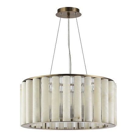 Светильник подвесной ST-Luce Бронза, Прозрачный/Белый алебастр E14 8*40W SL1516.303.08 - фото