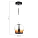 Светильник подвесной ST-Luce Черный/Коричневый, Черный LED 1*17W 3000K SL6014.413.01 - фото