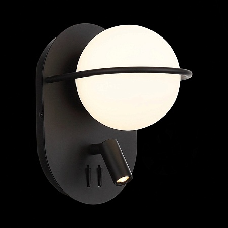 Бра ST-Luce Черный/Белый LED 1+1*8+3W 4000K SL395.411.02 - фото