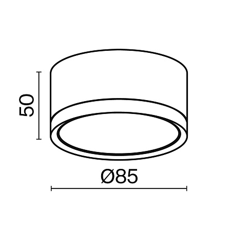 Потолочный светильник Technical Hoop C086CL-GX53-SRD-B - фото