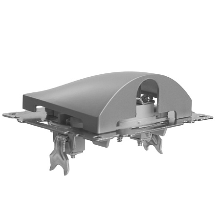 Кабельный вывод (механизм), STEKKER, серия Катрин, серебро, GLS00-7116-03 - фото