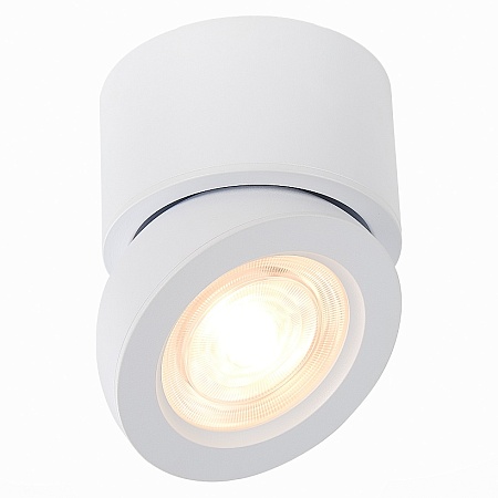 Светильник потолочный Белый LED 1*10W 3000K 850Lm Ra>90 38° IP20 D95xH96 180-240V ST654.532.10 - фото
