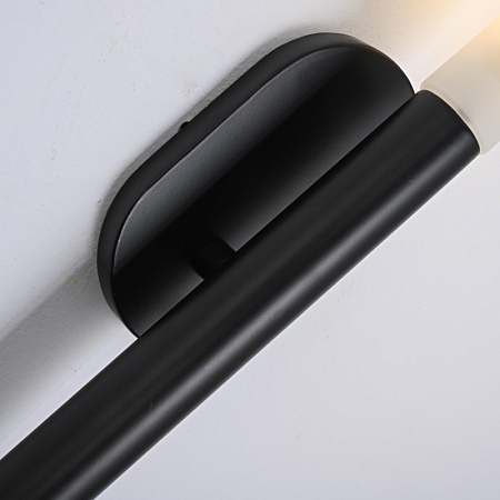 Бра Rousseau Small Bath Sconce Black Imperiumloft 192924-22 - фото