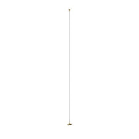 TR5718-SB Механический подвес для трека SHINE BASE, 48V DC, IP20, 2м, сатинированная латунь, алюминий - фото