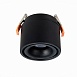 Св-к встр. Черный LED 1*12W 4000K 1 000Lm Ra>90 36° IP20 D100xH105 170-240VV ST652.448.12 - фото