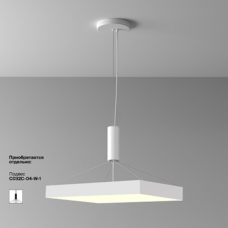 Потолочный светильник Technical Zon C032CL-90W3K-SQ-W - фото