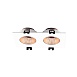 DK3072-WBR Встраиваемый светильник, IP 20, 10 Вт, GU5.3, LED, белый/бронзовый, пластик - фото