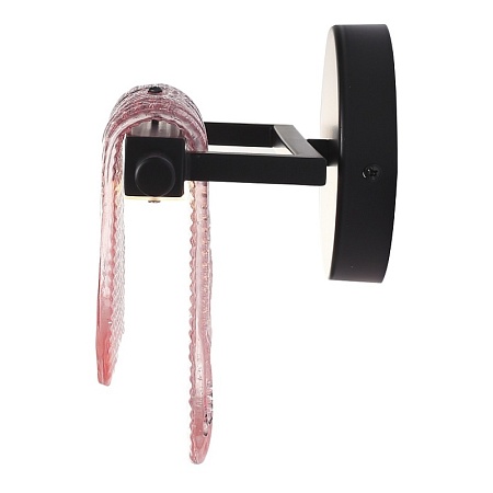 Светильник настенный ST-Luce черный/розовый LED 1*6W 3000K SL6021.401.06 - фото