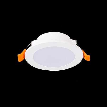 Св-к встр. Белый LED 1*5W 3000K/4000K/6000K 375Lm Ra80 110° IP20 D92xH30 220-240V ST212.508.05 - фото