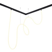 Гибкий светодиодный светильник Черный LED 1*60W 4000K Lm Ra80 360° IP20 L5 000xW-xH- 48 ST684.446.60