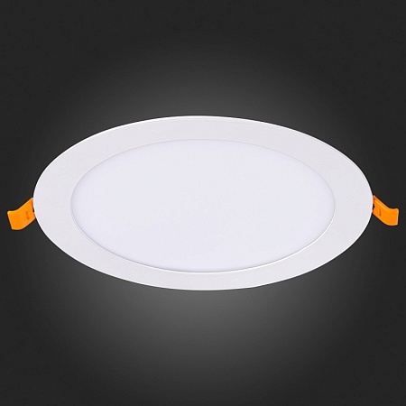 Св-к встр. Белый LED 1*15W 3000K 1 020Lm Ra80 110° IP20 D190xH8 90-265V ST209.538.15 - фото