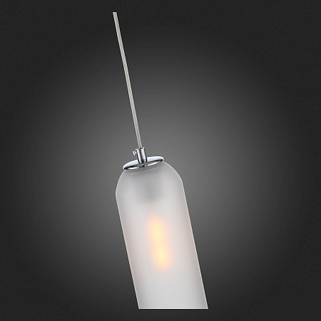 Светильник подвесной ST-Luce Хром/Белый E27 1*60W SL1145.153.01 - фото
