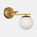 Светильник настенный Латунь/Белый E14 1*40W SLE1195-301-01 - фото