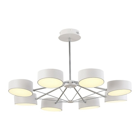 Светильник потолочный Белый, Хром/Белый LED 8*10W SLE6005-502-08 - фото