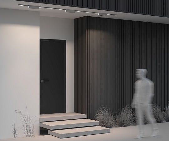 Уличный трековый светильник Outdoor O-TR01-3-S-20WW3K - фото