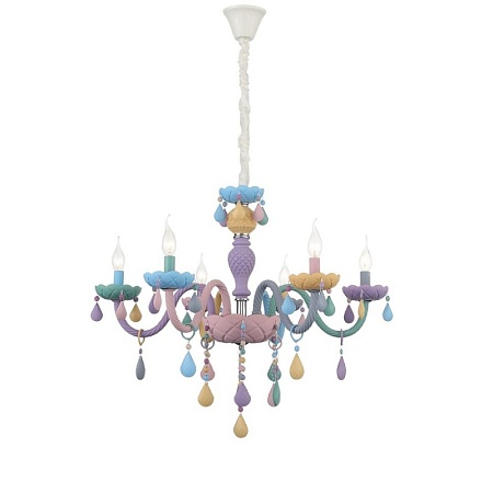 Люстра подвесная ST-Luce Разноцветный E14 6*40W SL1700.783.06 - фото