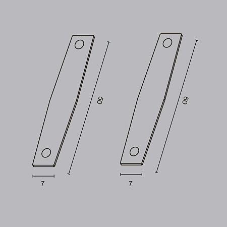 Коннектор прямой для шинопровода Levity, 2шт - фото