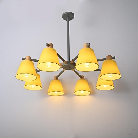 Потолочная Люстра На Штанге Natura A Yellow 8 Imperiumloft 177990-26 - фото
